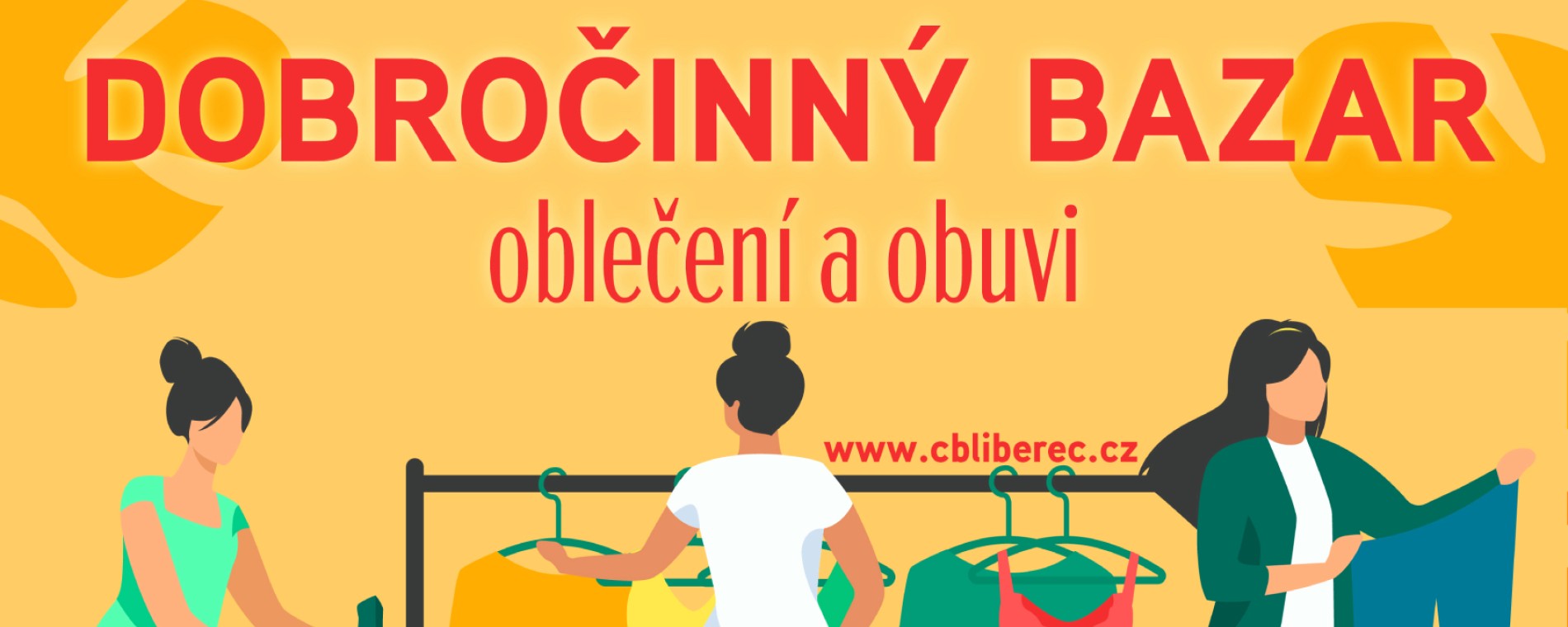 Dobročinný bazar oblečení a obuvi